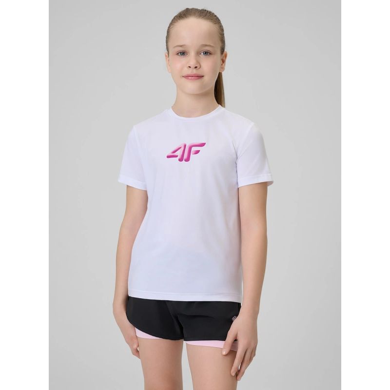 4F Girls' quick-drying sports T-shirt 158/164 póló