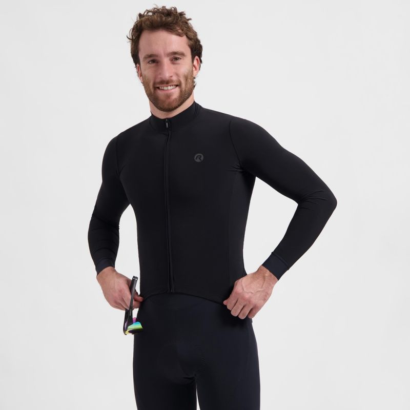 Rogelli SIGNATURELIGHT long sleeve t-shirt 2XL fekete póló