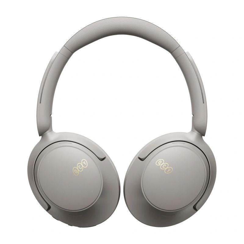 head QCY H3S Wireless On-Ear Headphones with LDAC and ANC Noise Cancellation - Gray szary headsets