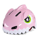 Wozinsky Children's Bike Helmet Dinosaur Pattern S - Pink różowy védőfelszerelés HT-62C-199830