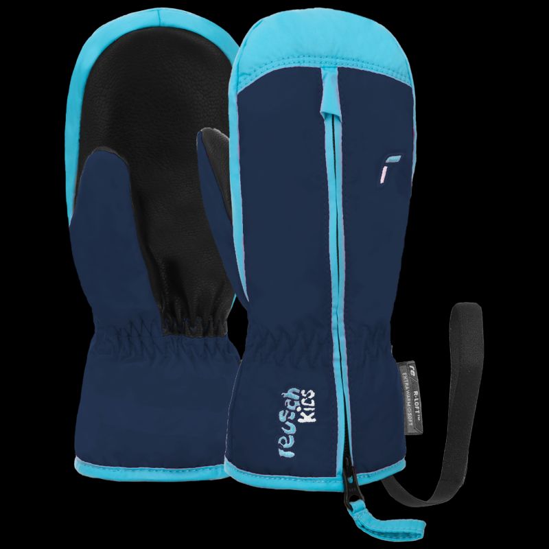 Reusch Ben Mitten children's winter gloves waterproof mittens navy blue (62/85/408/4503) General