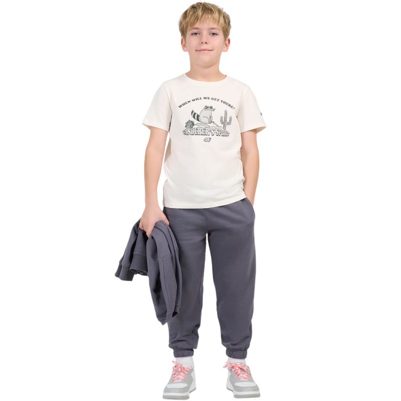 Boy's T-shirt 4F M2815 off- 4FJWSS26TTSHM2815 11S fehér shirts