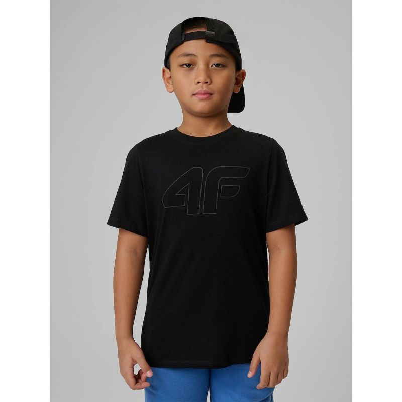 Boy's regular printed T-shirt 4F 4FJRSS26TTSHM3599-10S shirts