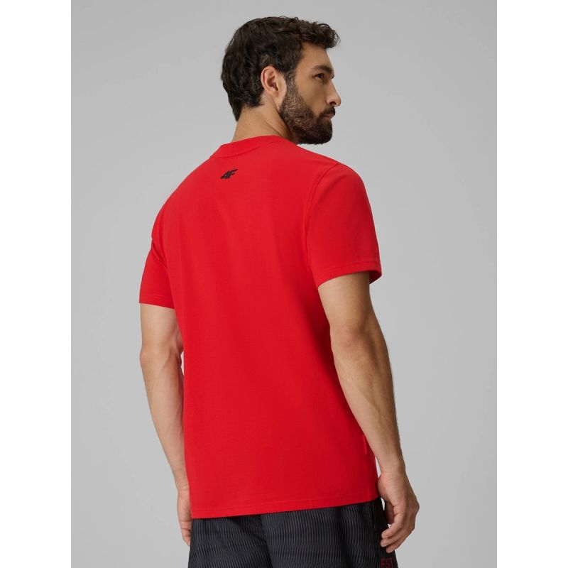 4F Men's regular printed T-shirt póló 4FRSS26TTSHM4039-62S