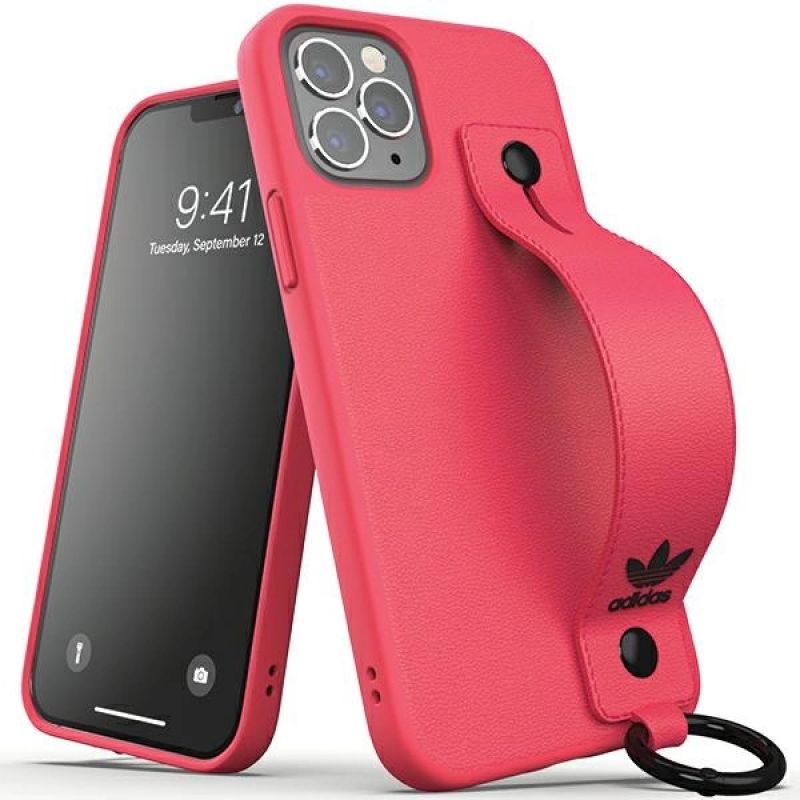 Adidas OR Hand Strap Case for iPhone 12 / iPhone 12 Pro - rózsaszín hátizsák