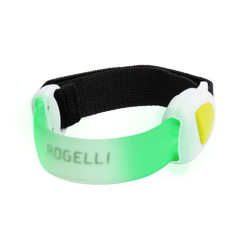 Rogelli LED headband green zöld wirstbands, headbands