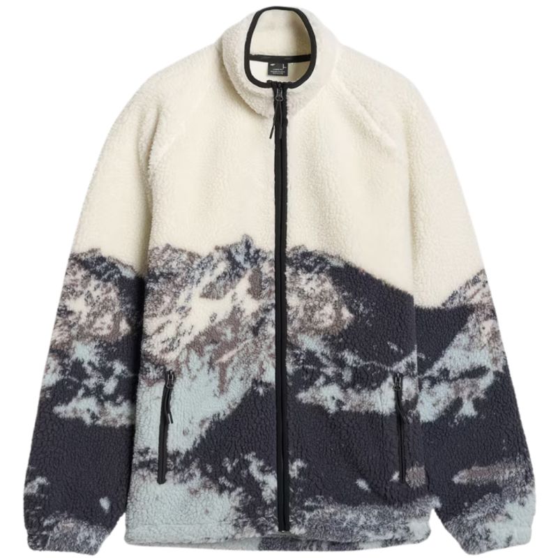 4f Fleece sweatshirt U351 multicolor allover 4FWAW25TFLEU351 90A Ruházat