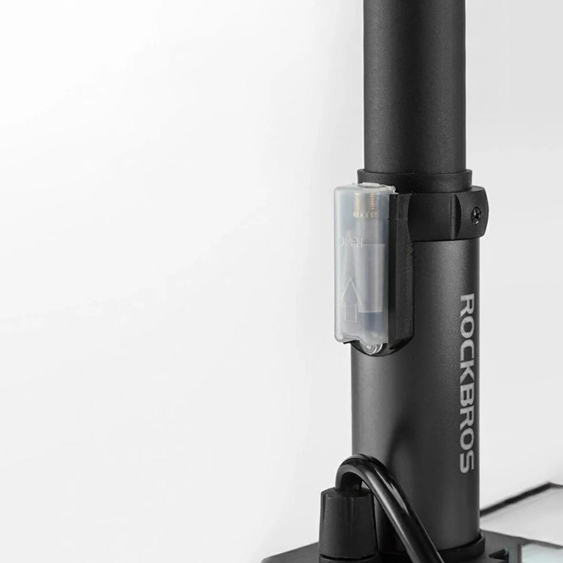 Rockbros 4522L Ultralight Foot Bicycle Pump - Black fekete pumps