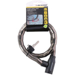 Dunlop SPIRAL BICYCLE LOCK WITH KEY, HOSE, , BLACK fekete kiegészítő GSP-1042671