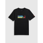 4F Men's regular printed T-shirt 3xl póló 4FWSS26TTSHM3335-20S