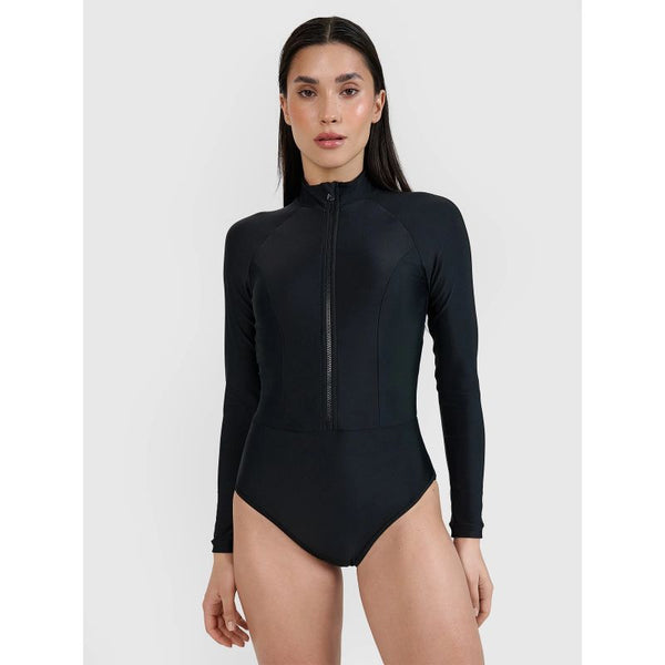 4f Women's long sleeve swimsuit 4FWSS25USWSF085-20S General