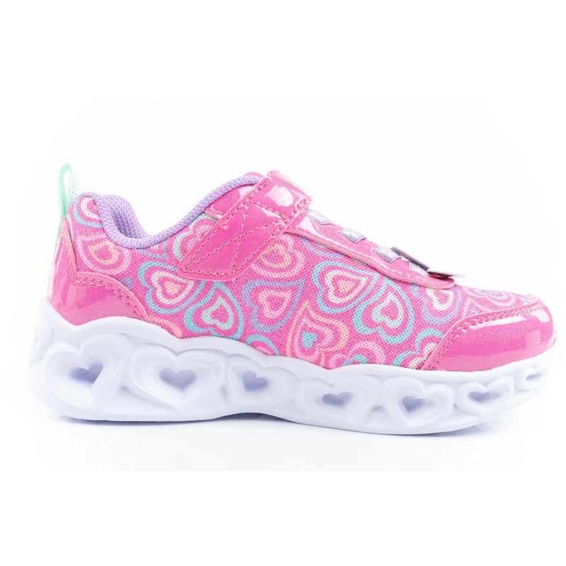 Skechers S Lighs-Heart comfortable LED sports shoes for girls Cipő