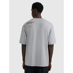 Men's oversize printed T-shirt 4F 4FRAW25TTSHM3257-27M