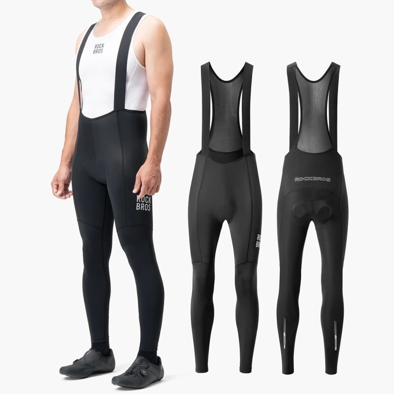 Rockbros 200021 Long Cycling Bib with Pad Size - Black xxxxl nadrág