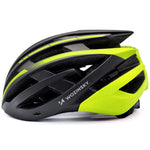 Wozinsky MTB Bike Helmet with Removable Visor and Rear USB Light L - Black and Yellow czarny || żółty védőfelszerelés HT-28VCB-199834