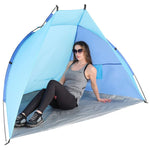 Enero BEACH SHELTER SUN TENT BLUE-NAVY BLUE CAMP sötétkék tents, tourist equipment
