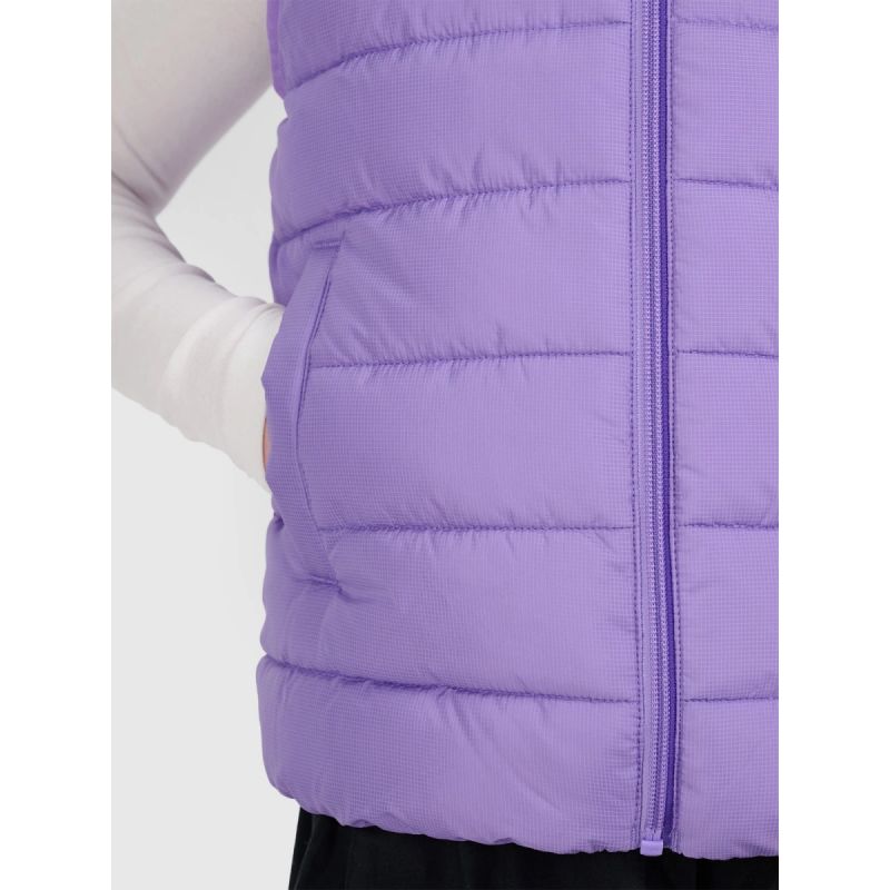 4f Girls' down vest with synthetic filling 4FJRAW25TVJAF322-51S Kiegészítő