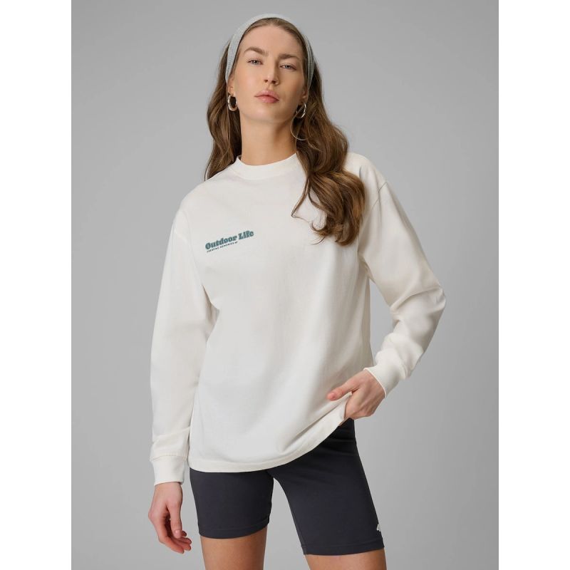 Women's longsleeve regular with print 4F