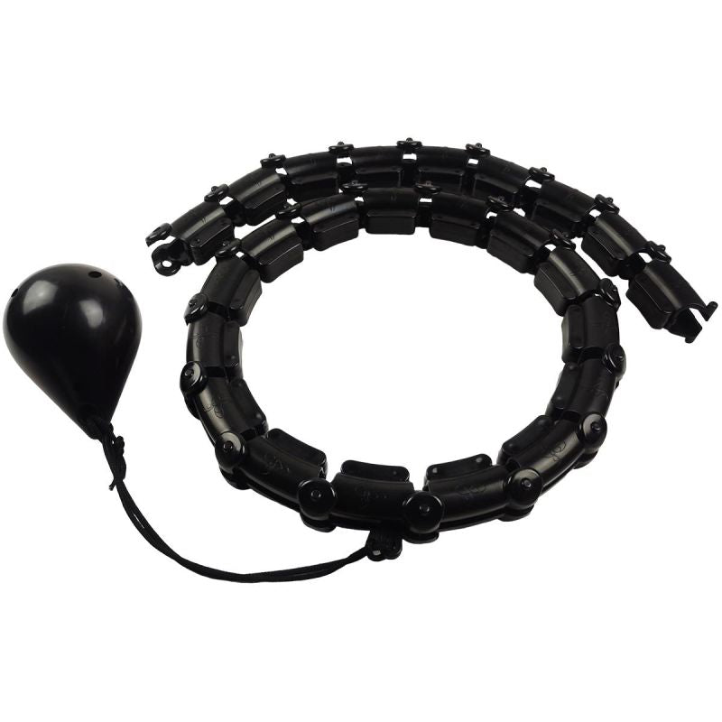 Enero Hula Hoop with Massager and Weights, Black, Energo Fit fekete training equipment