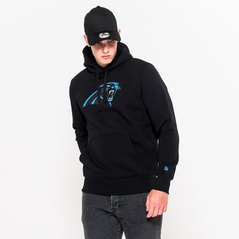 New Era NFL Carolina Panthers Hoodie Black - 4xl kapucnis pulóver