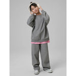 Girls' loose sweatshirt without hood 4F