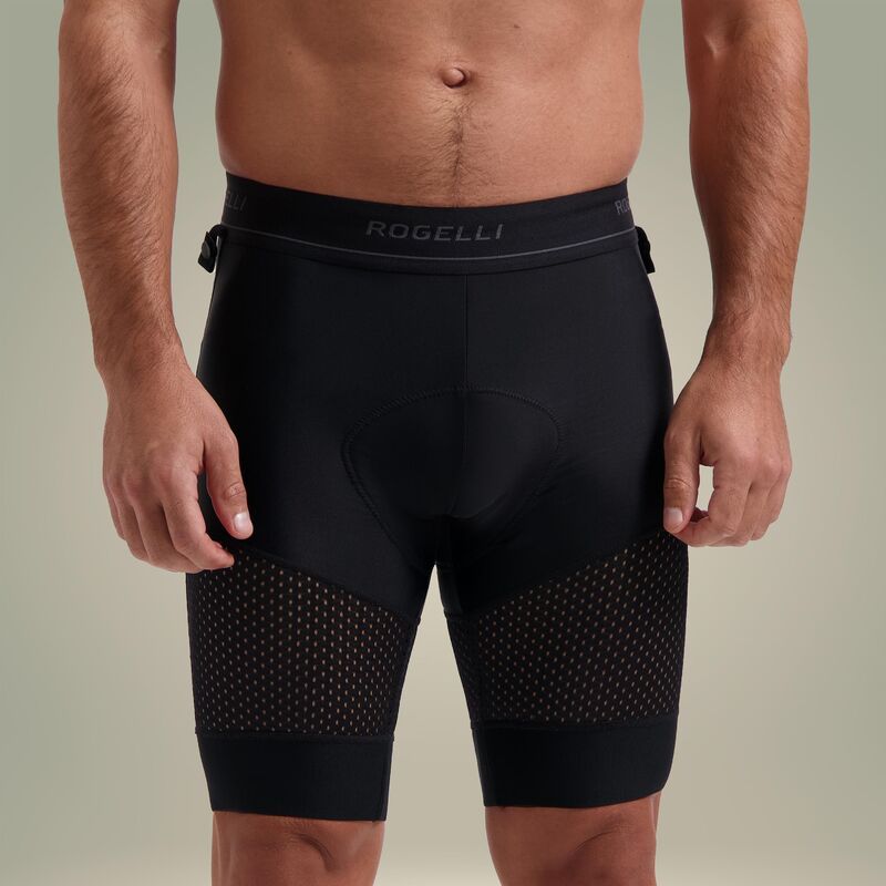 Rogelli ADVNTR Distance boxer shorts black fekete ruházat