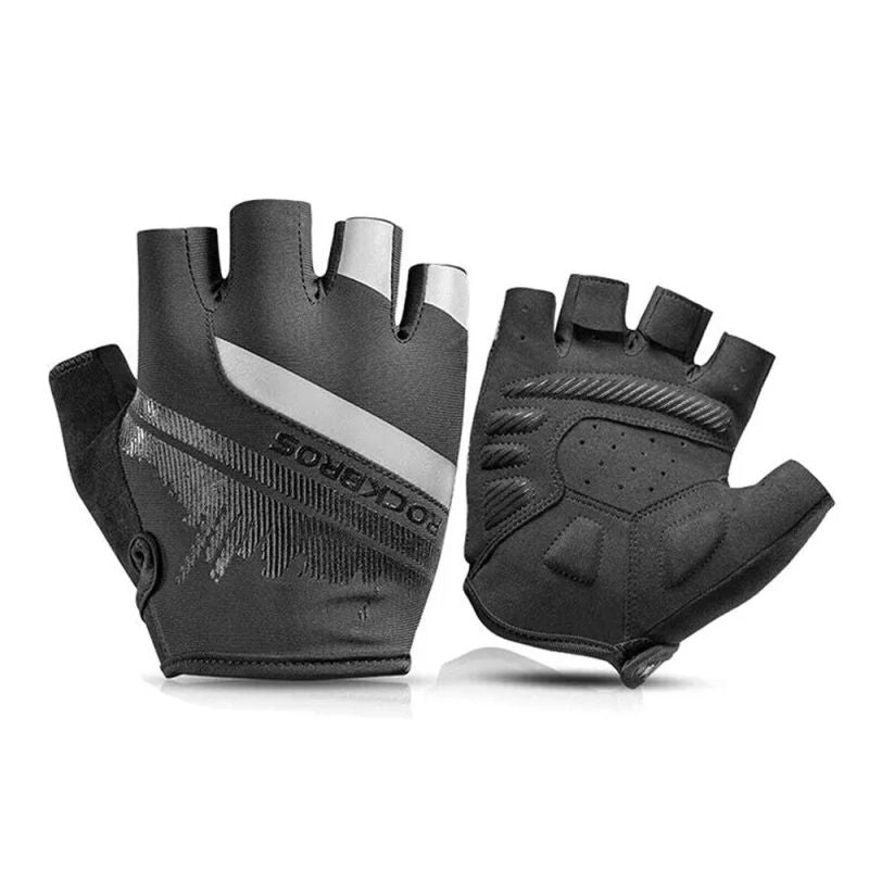 Rockbros S247 cycling gloves - black fekete kesztyű