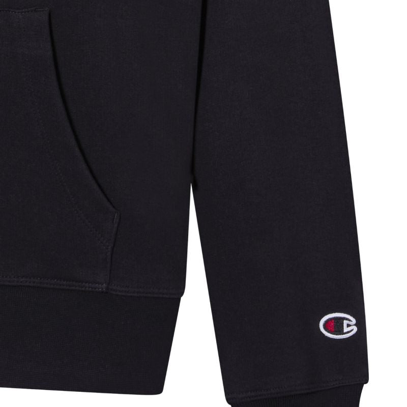 Champion Women's Full Zip Hoodie Sweatshirt Black 118406 KK001 fekete kapucnis pulóver