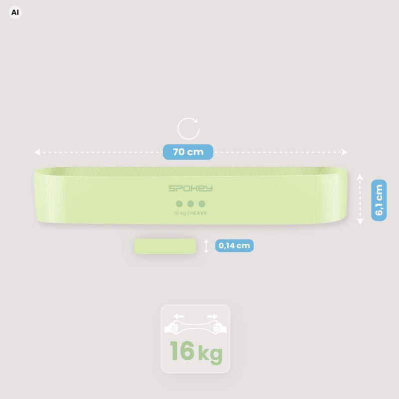 Spokey JUICY heavy resistance training band with anti-slip structure edzőfelszerelés SPK-947316