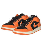 AIR Jordan Women's 1 Low Se Sport Spice/Black-Coconut Milk - fekete cipő
