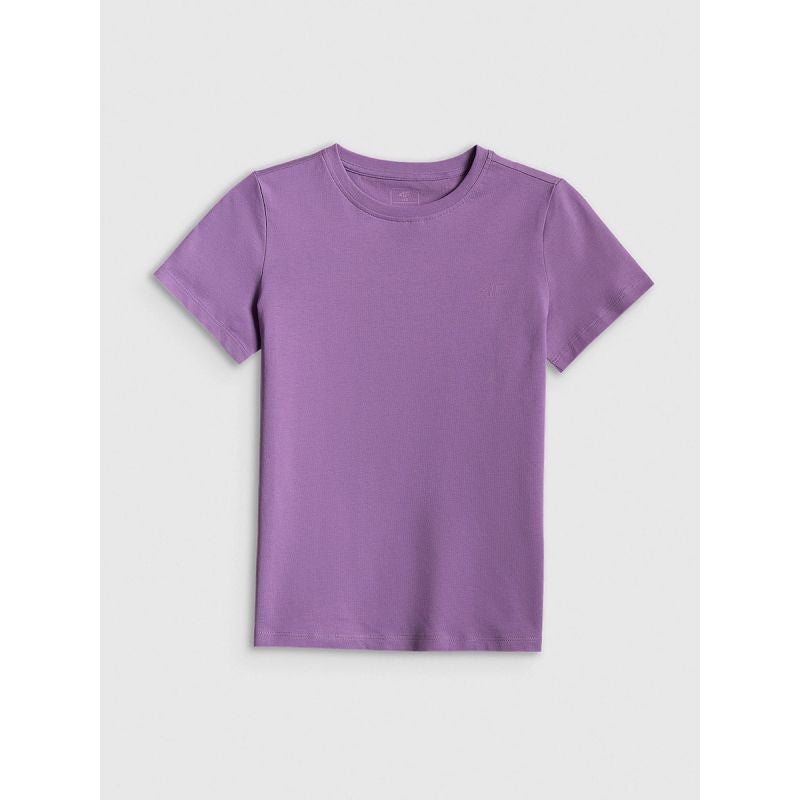 4F Regular plain girls' T-shirt shirts