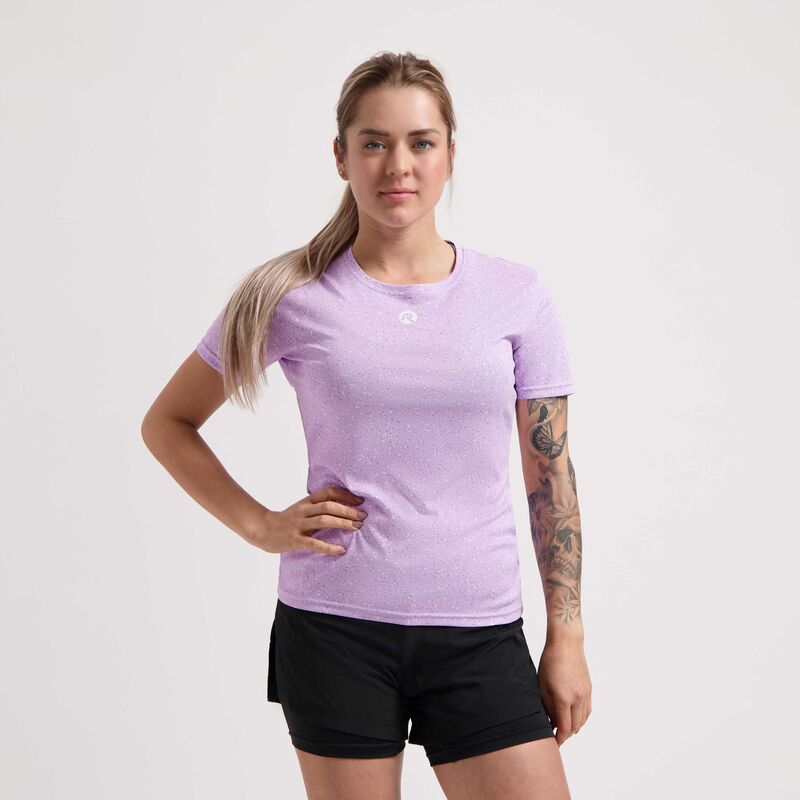 Rogelli SPARKLE Lavender Running T-shirt póló