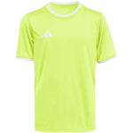 adidas Entrada 26 Jersey Kids T-Shirt Neon Yellow KE9845 104cm mez