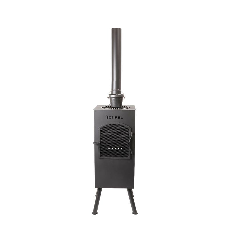 BonFeu BonCarré Garden Fireplace Black fekete hátizsák