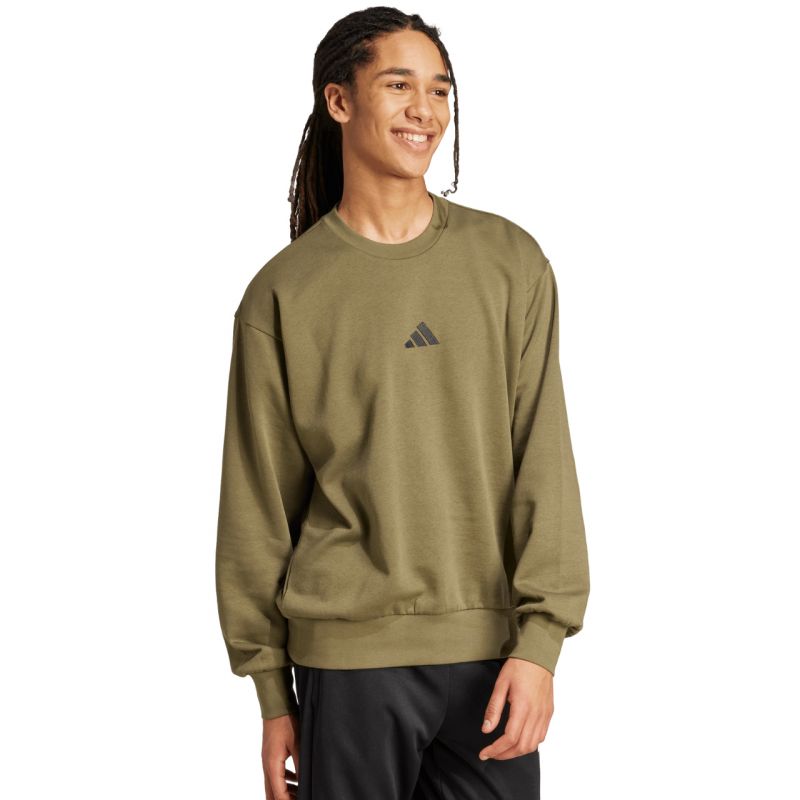 adidas Men's Essentials Feelcozy Fleece Sweatshirt Olive KD5149 Kiegészítő