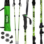 Enero Nordic Walking Travel Poles In Case sticks