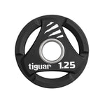 Tiguar PU Olympic plate 1.25 kg fekete kiegészítő TI-WTPU00125