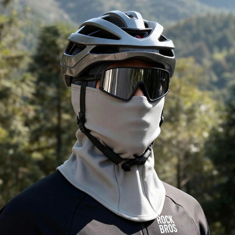 Rockbros Elastic Velvet Balaclava - Gray szürke balaclavas