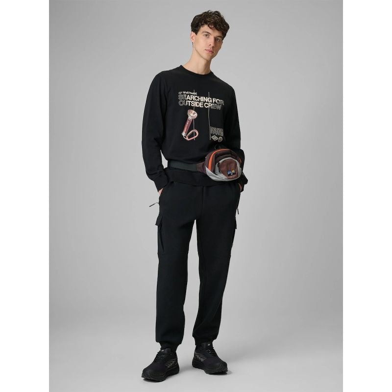 Men's longsleeve regular with print 4F