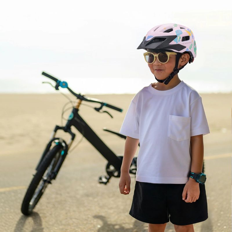 Wozinsky Children's MTB Bike Helmet with Detachable Visor S - Pink 52-56 cm \ różowy védőfelszerelés HT-45R-199826