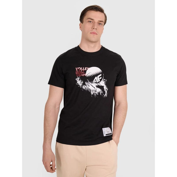4f Men's regular t-shirt with volleyball print 4FRAW25TTSHM3235-20S Kiegészítő