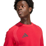 adidas Tiro 26 Travel Crew men's sweatshirt red KD3324 piros kapucnis pulóver