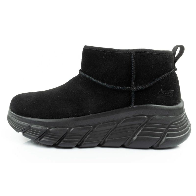 Skechers women's winter boots, insulated leather ankle boots Cipő