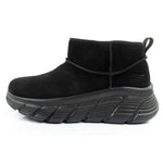 Skechers women's winter boots, insulated leather ankle boots Cipő
