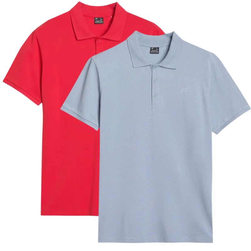 4f Men's polo shirt (SET OF 2 SHIRT) 2P-SS-4FWSS25TPTSM407-92S General