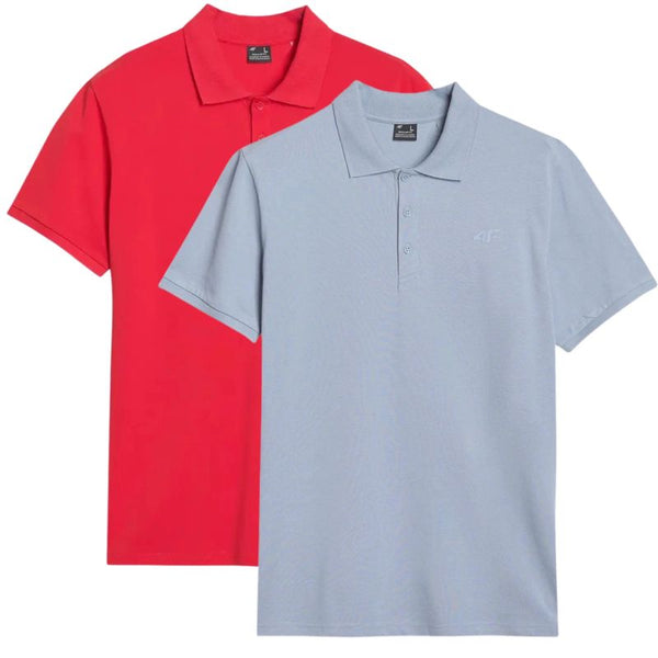 4f Men's polo shirt (SET OF 2 SHIRT) 2P-SS-4FWSS25TPTSM407-92S General