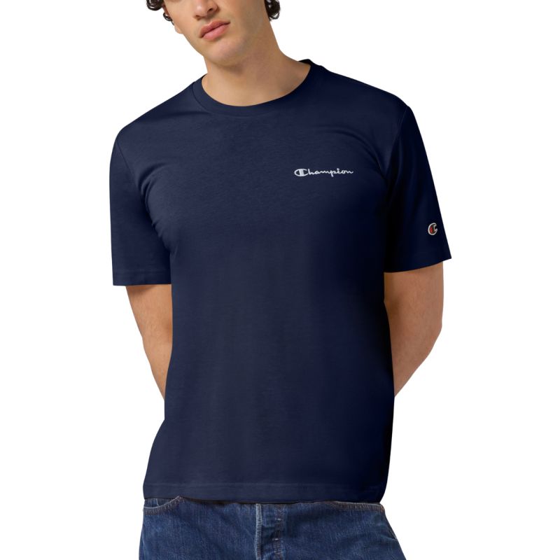 Men's Champion SS Tee Navy Blue 221798 BS501 sötétkék póló