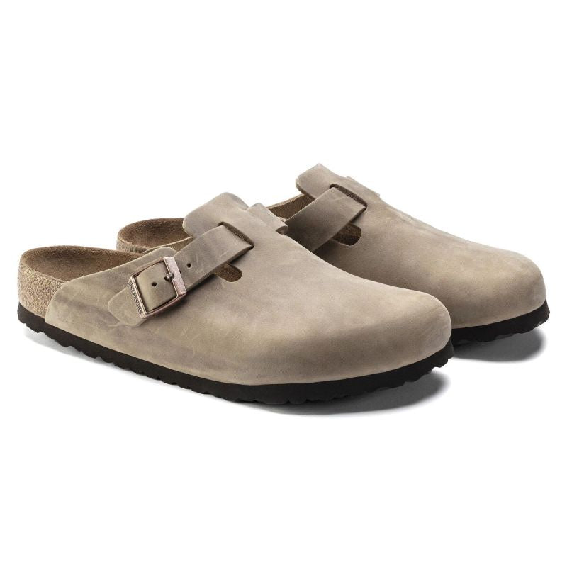 Birkenstock Women's BOSTON BS TABACCO BROWN Clogs (Narrow Width)