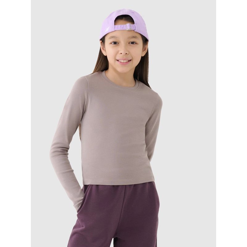 4f Longsleeve slim smooth girls 4FJRSS25TLONF505-83S General