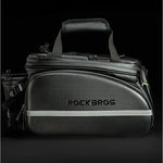 Rockbros A6-6 bicycle for trunk, 35 l, with fold-out pockets - black fekete táska
